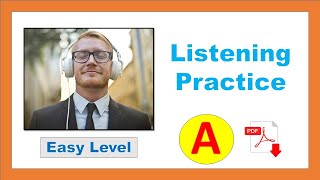 Listen and choose the correct option  level A easy  Basic Listening Exercises  Easy Listening [upl. by Afatsum]