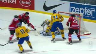 2011 IIHF WC Canada vs Sweden [upl. by Aneryc]