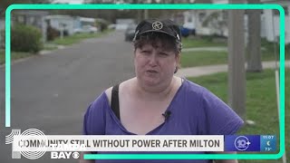 Community still without power 19 days after Hurricane Milton [upl. by Ojillib]