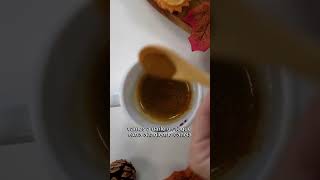 🍂Receta fácil y rápida café con miel y canelao🍯 cafe coffee barista cafeteria [upl. by Norrej]