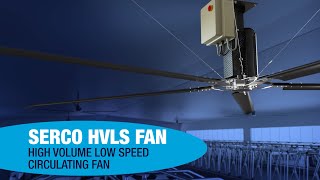 Serco HVLS fan [upl. by Gradey]