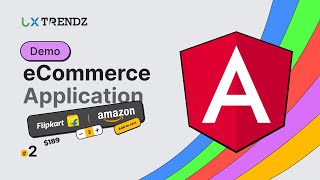 Angular eCommerce project demo by uxtrendz 2 2023 [upl. by Jdavie]