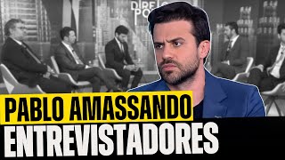 PABLO MARÇAL AMASSANDO JORNALISTAS LACRADORES EM ENTREVISTA [upl. by Hildagarde]