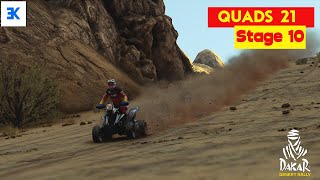 Dakar Desert Rally  2021 Quads Low Rider Stage 10 [upl. by Gairc]