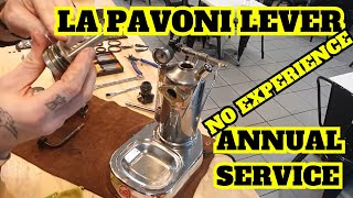 La Pavoni Professional PL ServiceSeal replacement zero experience EDIT in description [upl. by Treblihp]