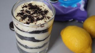 Lemon Oreo Parfait ♡ Verrine Citron amp Oreo ♡ حلى الكاسات بالأوريو والليمون [upl. by Dehlia203]