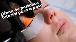 Lifting de pestañas  TUTORIAL Elleebana Lash Lift paso a paso usando y ReGen Elleeplex ReGen [upl. by Kacy]