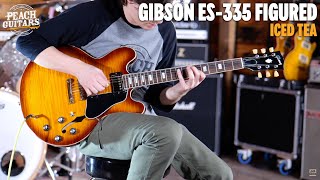 No TalkingJust Tones  Gibson ES335 Figured Iced Tea [upl. by Ylrehs23]