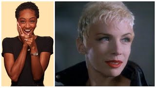 FIRST TIME REACTING TO  Eurythmics Annie Lennox Dave Stewart quotWould I Lie to Youquot [upl. by Grethel]