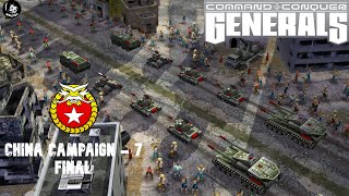 Command amp Conquer Generals China Campaign Mission 7 Final  Operation Nuclear Winter [upl. by Eerb494]