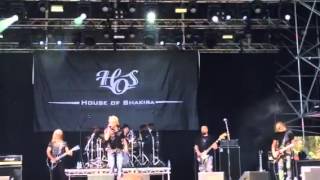 House of Shakira  In Your Head Live at Väsby Rock 2014 [upl. by Ihteerp]