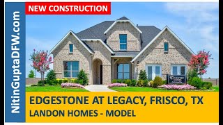 Dayton Plan by Coventry Homes  Frisco Homes For Sale • Edgestone at Legacy  Frisco ISD [upl. by Jacenta]