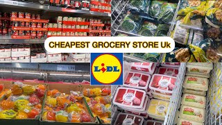 CHEAPEST GROCERY STORE IN THE UKLIDL CHEAPEST FOOD STORE UKSHOP WITH ME AT LIDL BUDGET SHOPPING [upl. by Llevert]