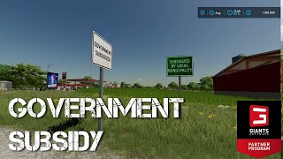 Government Subsidy  Mods  How TO Use  Farming Simulator 22  XBOX [upl. by Yknarf]