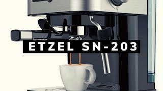 พ่อบ้าน Review Ep04  รีวิวเครื่องชงกาแฟ ETZEL sn203 [upl. by Sadonia]