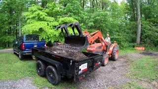 Cleaning Fire Pit amp Recycling Old Fencing [upl. by Gosser]