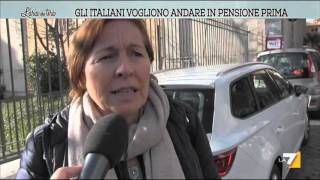 Gli italiani vogliono andare in pensione prima [upl. by Sokim]