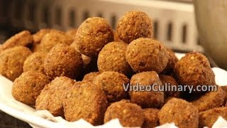 Falafel Recipe  Vegan Middle Eastern Food  Video Culinary [upl. by Merari541]