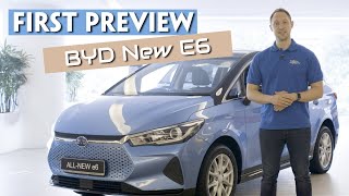 Newsflash  First Preview BYD New E6 [upl. by Melena]