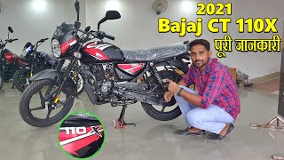 New Bajaj CT 110X Mileage Price All New Features Full Walkaround Review In Hindi [upl. by Aydidey]