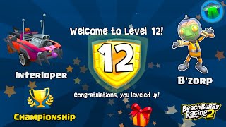 Level Up 12  Beach Buggy Racing 2  Interloper 1000HP Championship with Bzorp bbracing2 bbracing [upl. by Bayly]