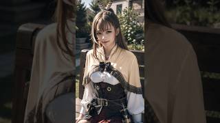 Hololive EN Nanashi Mumei  七詩ムメイ Realistic AI Generated Cosplay [upl. by Elenaj476]