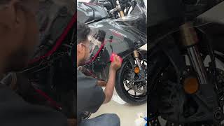 ONE IN INDIA MATTE TO GLOSS CBR650 ppf🔥shots paintprotectionfilm [upl. by Amann]