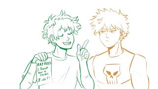 Bad Rap by Tom Cardy Deku Iida and Bakugo [upl. by Llehcam]