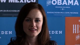 Alexis Bledel at OFA New Mexico Make Your Voice Heard [upl. by Ikceb311]