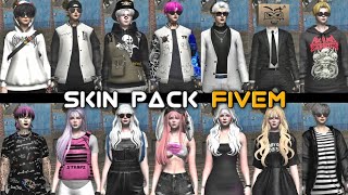 SHARE Skin Pack FiveM  GTA SA FiveM [upl. by Adlog]