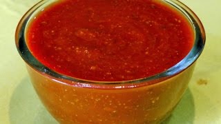 पिझ्झा सॉस  Pizza Sauce  How to make Pizza Sauce at home  madhurasrecipe [upl. by Ferino726]