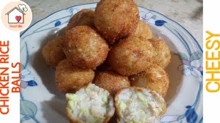 “Chicken Rice Balls” recipe by Food Ville [upl. by Glavin171]