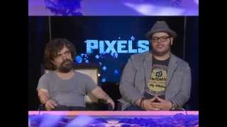 Pixels Josh Gad and Peter Dinklage on lasting friendship comedy [upl. by Odrick]