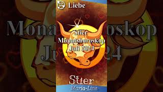 Stier LIEBE ❤️ Horoskop Juli 2024 [upl. by Landel224]