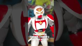 Starzinger trio Starcrow Starbood amp starcopper shortsvideo actiontoys anime [upl. by Ozner]