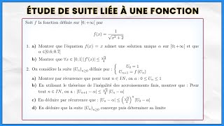 Exercice corrigé sur létude de suite numérique liée aux fonctions  TAF et IAF  2 BAC [upl. by Nortad328]