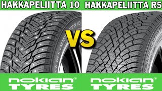 Studded vs Studless Nokian Hakkapeliitta 10 vs Nokian Hakkapeliitta R5 2024 REVIEW [upl. by Katey]