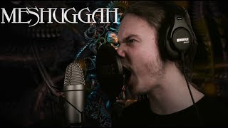 Meshuggah  quotBorn In Dissonancequot vocal cover by Frederik Jensen [upl. by Atinuj]