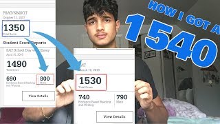 How To Get A 1540 On The SAT with a PERFECT Math Score  Best SAT Advice  Tips and Tricks [upl. by Aynom]