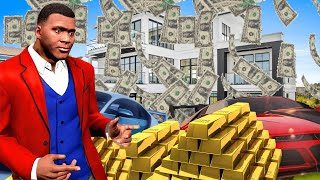 Stealing the Most Expensive Car in GTA V  Franklin  Hundi [upl. by Yecaw]