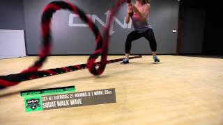 Wave Then Travel Endurance Battle Rope Workout [upl. by Rikki]