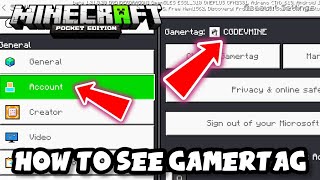 HOW TO SEE GAMERTAG IN MINECRAFT  CGDEVMC [upl. by Asseram904]