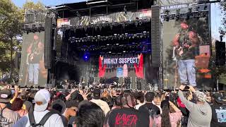 Highly Suspect “My name is human” at Aftershock Festival 10112024 [upl. by Garibold]