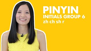 Learn Chinese Pinyin  How to Pronounce Chinese Pinyin Initials zh ch sh r  Lesson 07 [upl. by Sorenson]