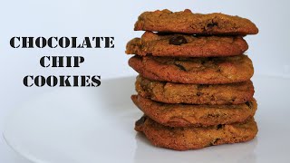 5Ingredient Chocolate Chip Cookies  Peanut Butter Chocolate Chip Cookies  Viral TikTok Recipe [upl. by Enyad]