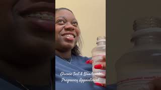 Glucose Test amp Bloodwork Pregnancy Appointment ✨glucosetest pregnancy ultrasound [upl. by Lorrayne]