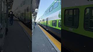 Go in Go  Canada Go line Train 🚂 view  🇨🇦🍁gotrain trending travel canada toronto dundas [upl. by Lambert]