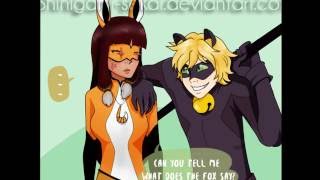 COMIC DUB What does the fox say Miraculous Ladybug [upl. by Shandee395]