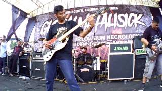 NECROLOGY  Seribu Jalan Hitam Live Global Metalisick 190317 [upl. by Eelytsirk]