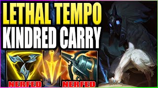 Lethal tempo Is Back And Kindred Is SO GOOD With The New Item Changes Lethal Sucks Though [upl. by Attela]